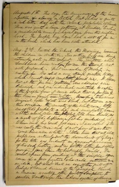 Diary of Thomas Hughes
