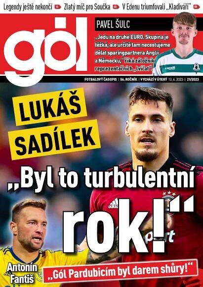 Časopis Gól nabízí 21. číslo roku 2023