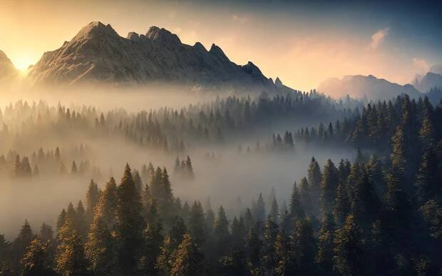 Hory Sunrise Les - Fotografie zdarma na Pixabay