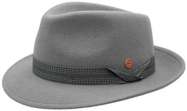 Šedý klobouk trilby Mayser - Maleo Mayser - Carlsbad Hat Co.