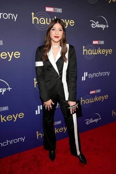 Alaqua Cox at an event for Hawkeye (2021)
