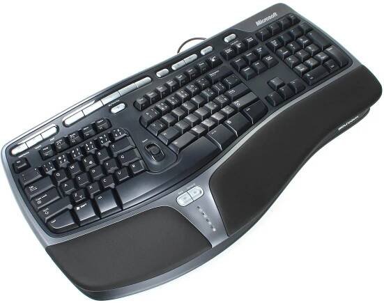 Microsoft Natural Ergonomic Keyboard 4000 CZ, černá