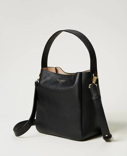‘Forever‘ hobo bag in leather Black Woman 251TD8332_00006_02
