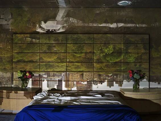 Camera Obscura: View of Central Park Looking West in Bedroom, Spring, 2019
