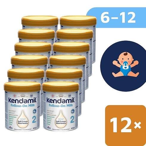 Kendamil pokračovací mléko 2 DHA+ 12x800g - srovnání cen | Leano.cz