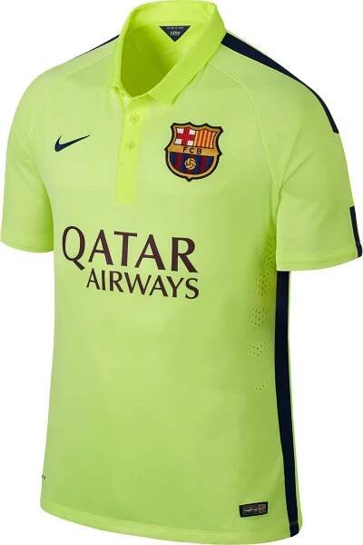 FC Barcelona 14-15 (2014-15) Home, Away and Third Kits