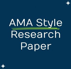 How to Write a Research Paper in AMA format