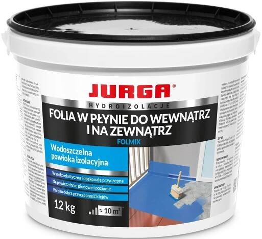 JURGA FOLMIX FÓLIE TEKUTÁ HYDROIZOLACE KOUPELNA BALKON 25 KG