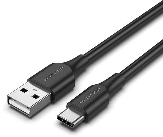 Vention USB 2.0 to USB-C 3A Cable 0.5M Black