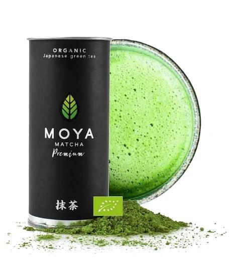 MOYA MATCHA BIO PRÁŠEK ZELENÝ ČAJ 30 G PREMIUM ORGANICKÁ KVALITA