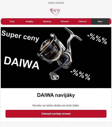 U Kapříka Novinky a akce pro tento týden