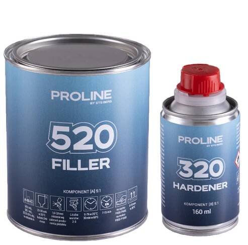 Akrylový plnič bílý PROLINE 520 HS 5: 1 (800 + 160 ml)