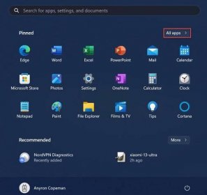 Windows 11 run as administrator method screenshot