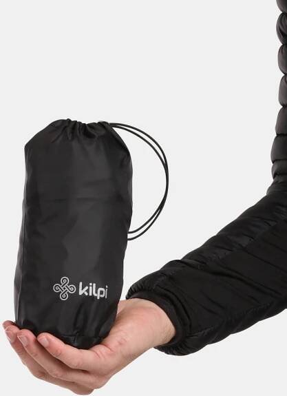Turistická sbalitelná pláštěnka Kilpi JALUU-U černá (6)