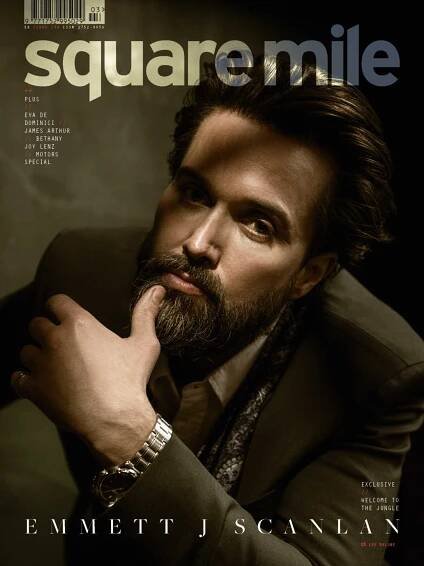 Emmett J Scanlan photographed by Lee Malone for Square Mile issue 199