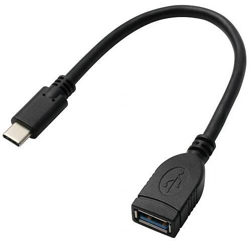 Kabel GoGEN USB A/USB-C 3.1, OTG, 0,2m (USBCOTG) černý