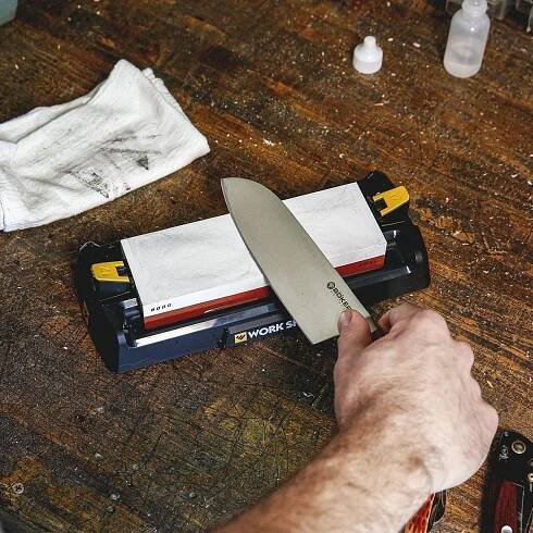 Work Sharp Benchtop Whetstone Brousek na nože WSBCHWHT-I - KNIFESTOCK