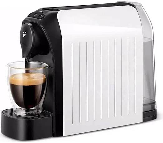 TCHIBO Cafissimo Kapslový kávovar pro Caffè Crema Espresso a kávu Bílý