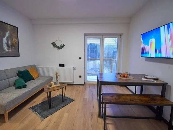 Obývací pokoj AP č. 6 - apartmán ubytování Lipová-lázně - Horní Lipová - foto 9