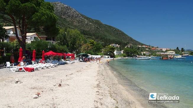Lefkada Nidri beach