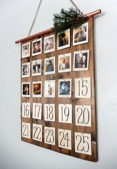 It's the Christmas Countdown! 30  Charming Advent Calendars to Make or Buy | Diy advent calendar, Christmas decorations, Christmas diy