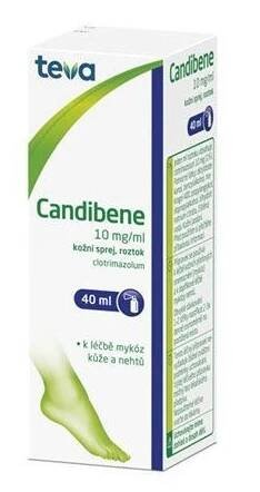 CANDIBENE 10 mg/ml kožní sprej 40 ml