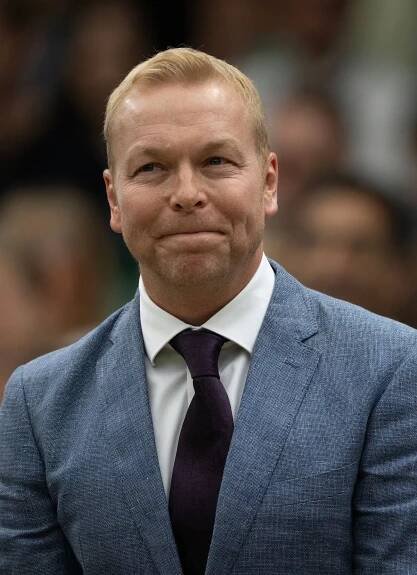 Sir Chris seen at Wimbledon last year