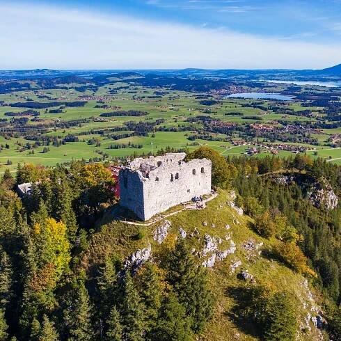 Früher war sie ein imposantes Bauwerk, heute die höchste Burgruine Deutschlands