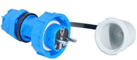 Vidlice průmyslová 16A 230V zástrčka vodotěsná IP68 3101-367-0900 tp electric