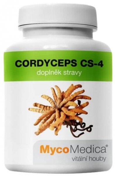 MycoMedica Cordyceps CS-4, extrakt v optimální koncentraci, 90 rostlinných kapslí Doplněk stravy