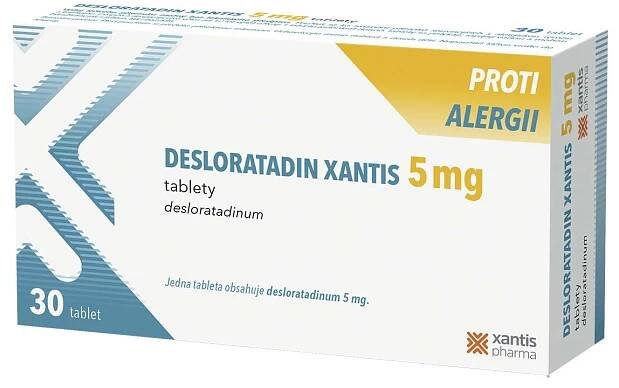 DESLORATADIN XANTIS POR 5MG TBL NOB 30