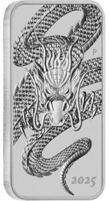 Dragon Rectangular (2025) - 1 Oz - stříbrná investiční mince