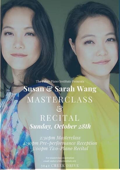 Susan and Sarah Wang Piano Duo
