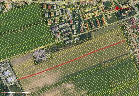 Prodej stavebního pozemku 4393 m², Břeclav - Poštorná