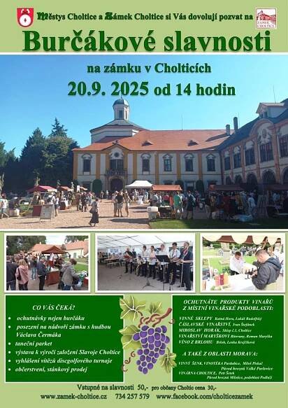 Burčákové slavnosti - sobota 20.9.2025 od 14:00