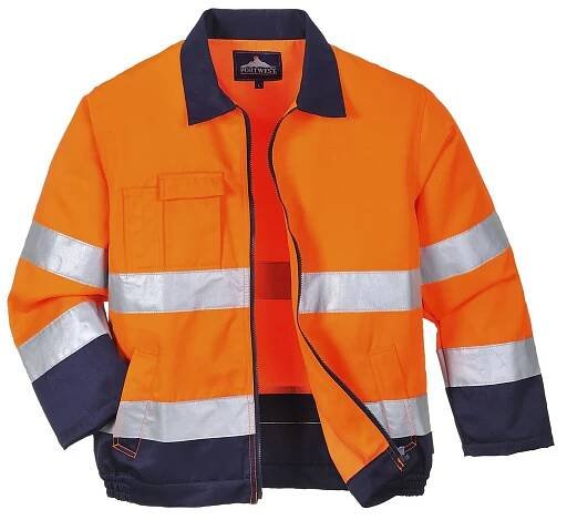 Reflexní bunda Madrid Hi-Vis, oranžová/modrá, vel. XXL