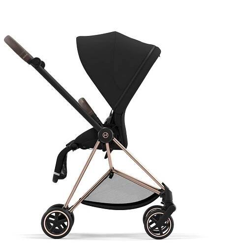 Kočárek CYBEX Set Mios Chrome Black Seat Pack 2024 včetně Cloud T i-Size PLUS + ZDARMA Zimní fusak, sepia black - 3