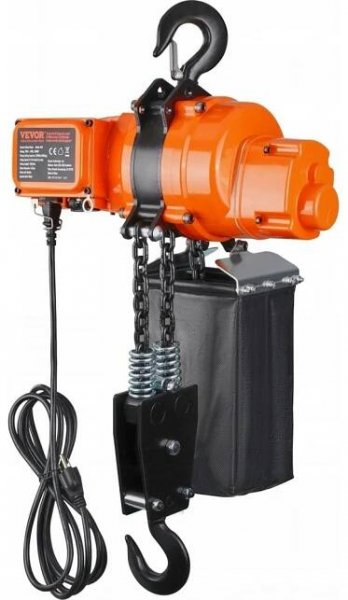 Elektrický řetězový kladkostroj 1000 W Maximální výška zdvihu 3M