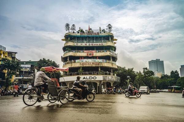Hanoi street, Vietnam