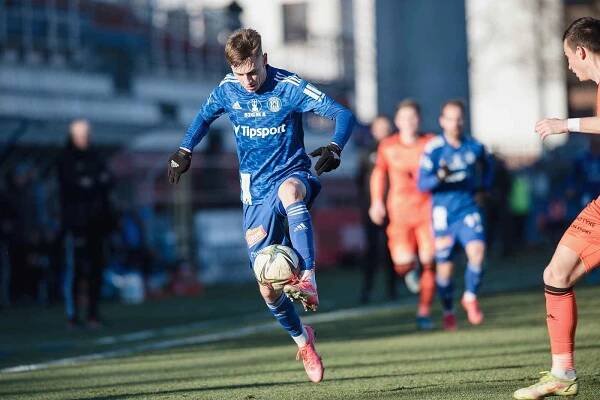 Fotbalisté Sigmy Olomouc porazili Mladou Boleslav 2:1. Kryštof Daněk