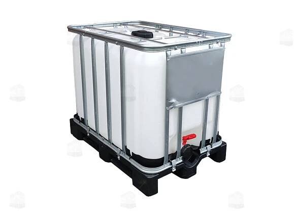 IBC kontejner 600l Potravinářský, vypouštěcí otvor DN 80