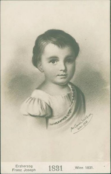1. Mládí Franz Josef I. — Muzeum císaře Franz Josefa I.