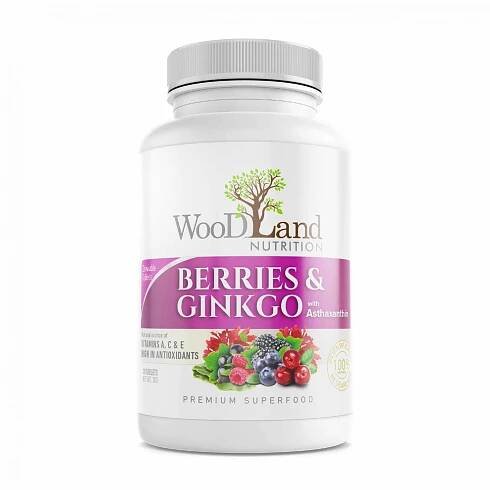 Berries and Ginkgo 6000 Plus with Asthaxanthin Chewable Tablets