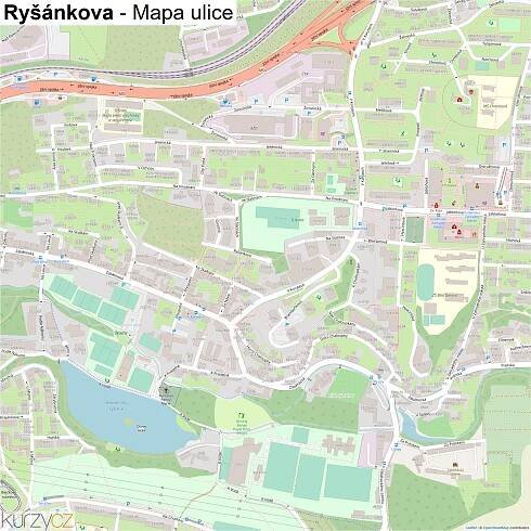 Ryšánkova - mapy | Kurzy.cz