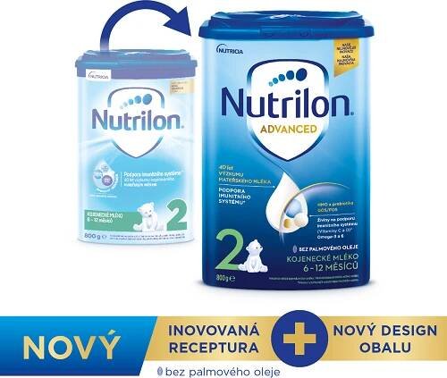Nutrilon Advanced 2 pokračovací kojenecká mléka 6 x 800 g
