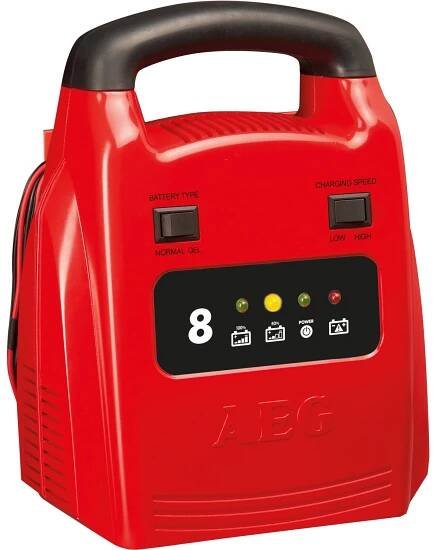 AEG Nabíječka baterií automatická 8 A, 12 V, 2 Ah - 80 Ah