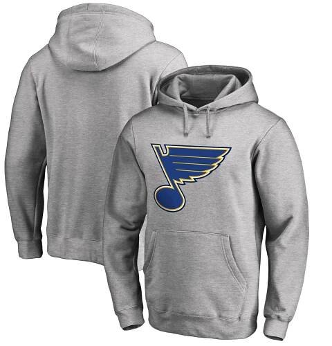 Mikina St. Louis Blues Fanatics Branded Primary Logo grey
