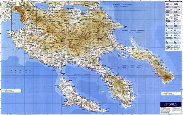 Chalkidiki map