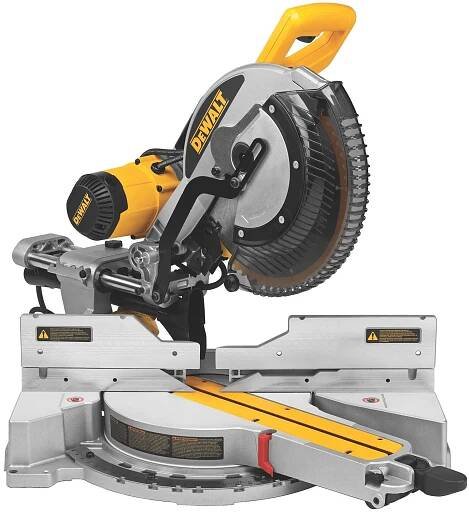 DWS780 DeWALT Pokosová pila 305mm, s max. prořezem 110mm, s posuvem a světelným LED systémem XPS