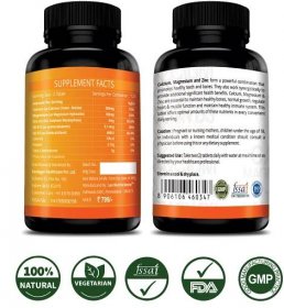 Simply Herbal Calcium Magnesium Zinc Supplement Tablets